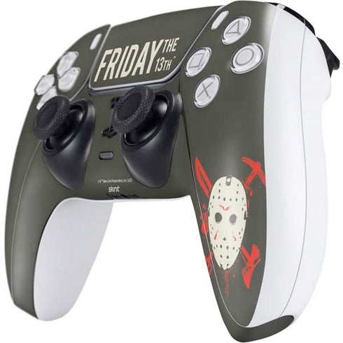 Warner Bros Friday the 13th Jason Voorhees Mask PS5 Controller Skin